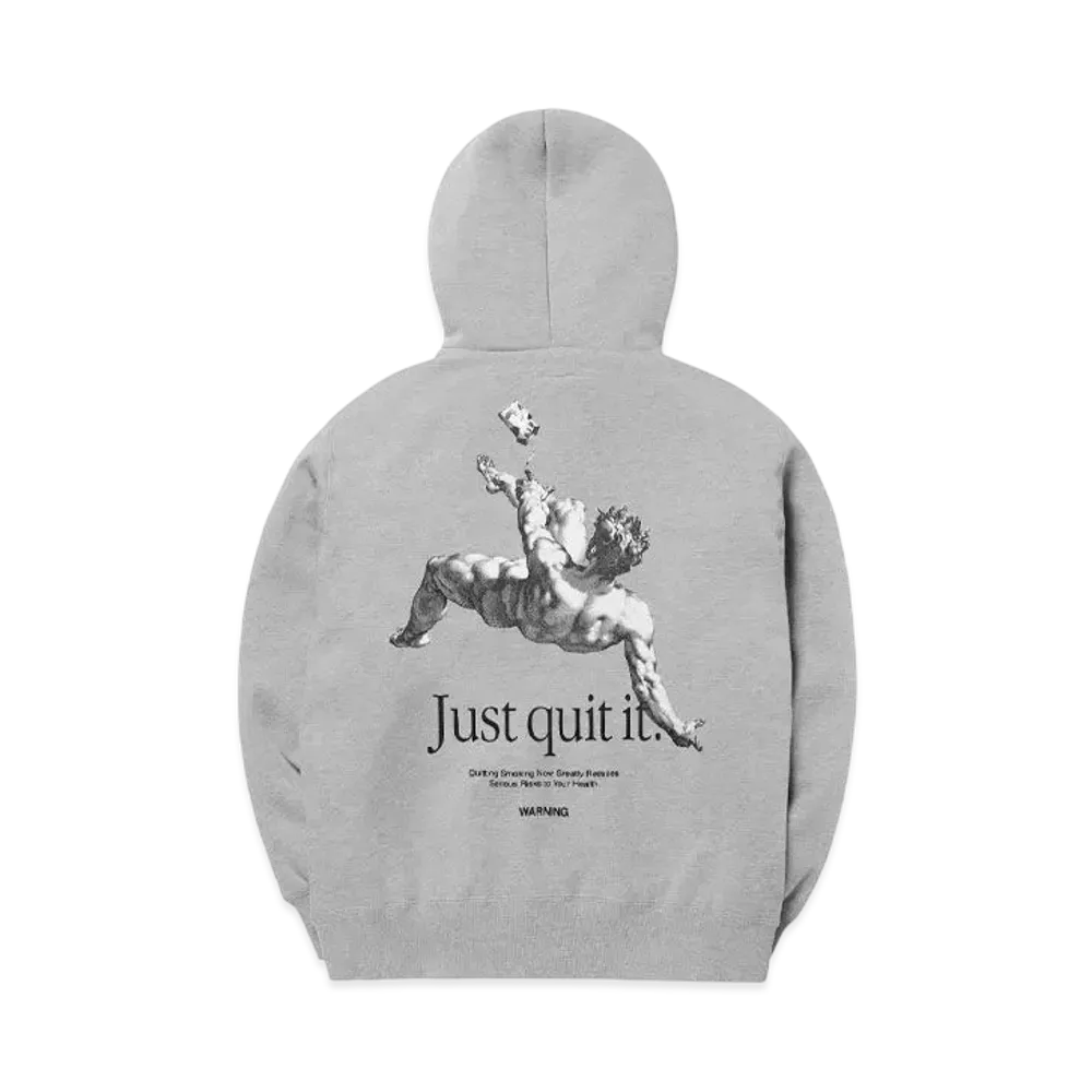 FR2 Just Quit It. Hoodie "Gray"
