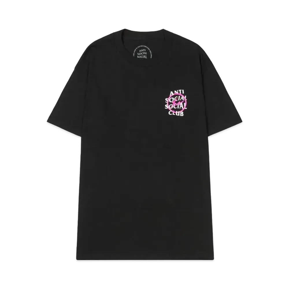 ANTI SOCIAL SOCIAL CLUB x FRAGMENT BOLT TEE "Pink"