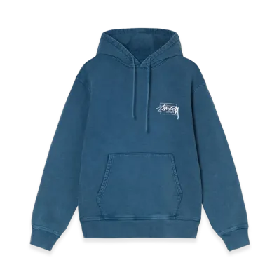 Stussy Dyed Stussy Designs Hoodie "Blue"