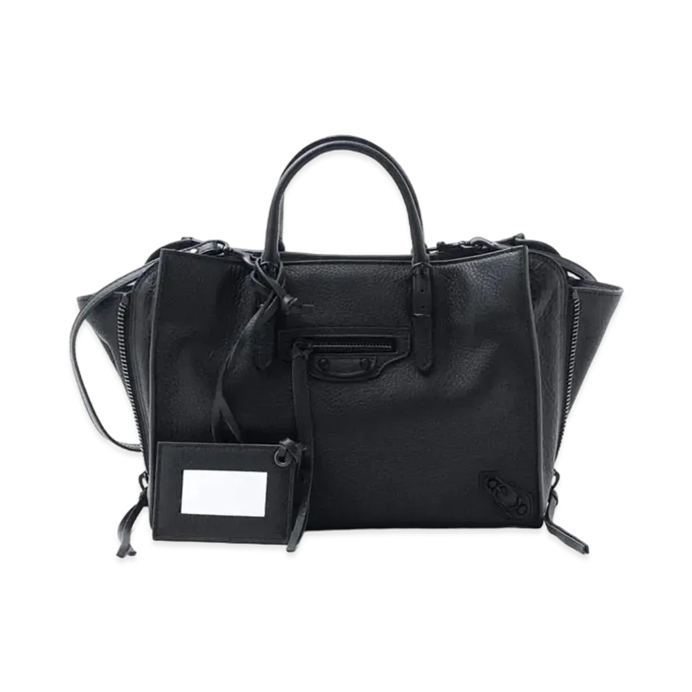 BALENCIAGA Leather Handbag "Black"