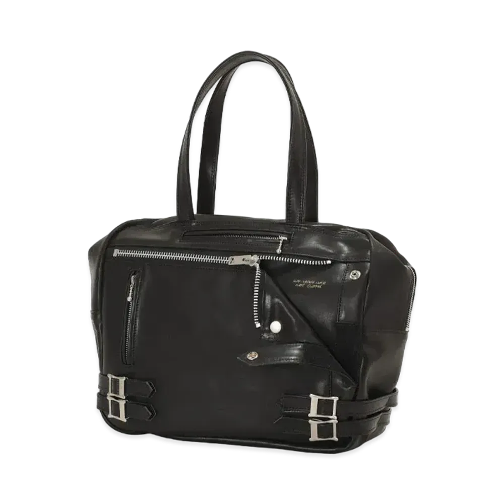 UNDERCOVER Cow Leather Rider Bag "Black"