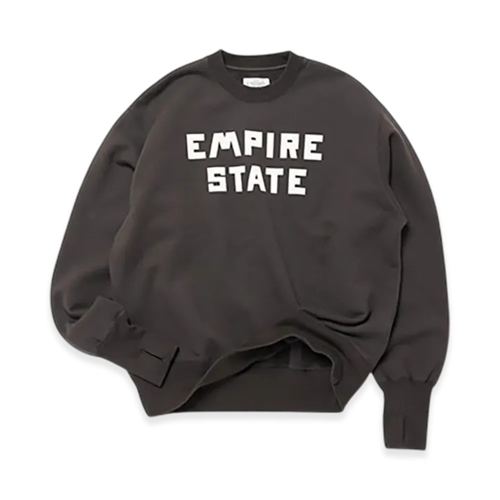 Unlikely Simple Sweat Crew EMPIRE STATE "Faded Black"