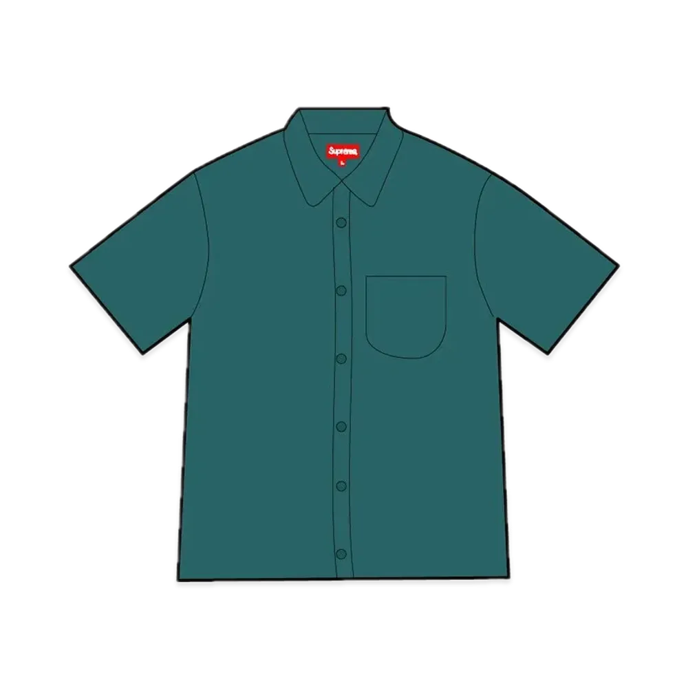 Supreme Mesh Stripe S/S Shirt "Green"