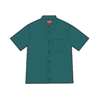 Supreme Mesh Stripe S/S Shirt "Green"