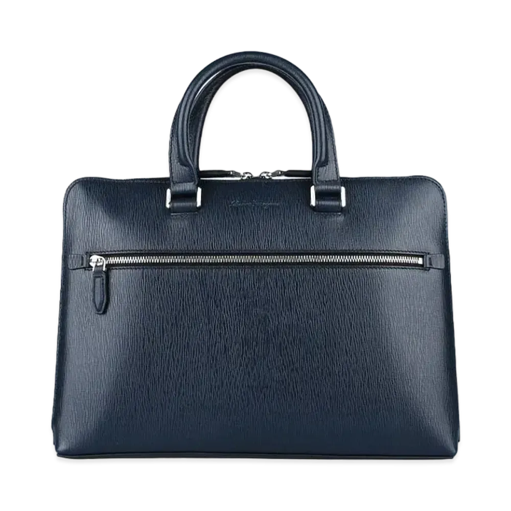 Salvatore Ferragamo Briefcase "Deep Ocean"