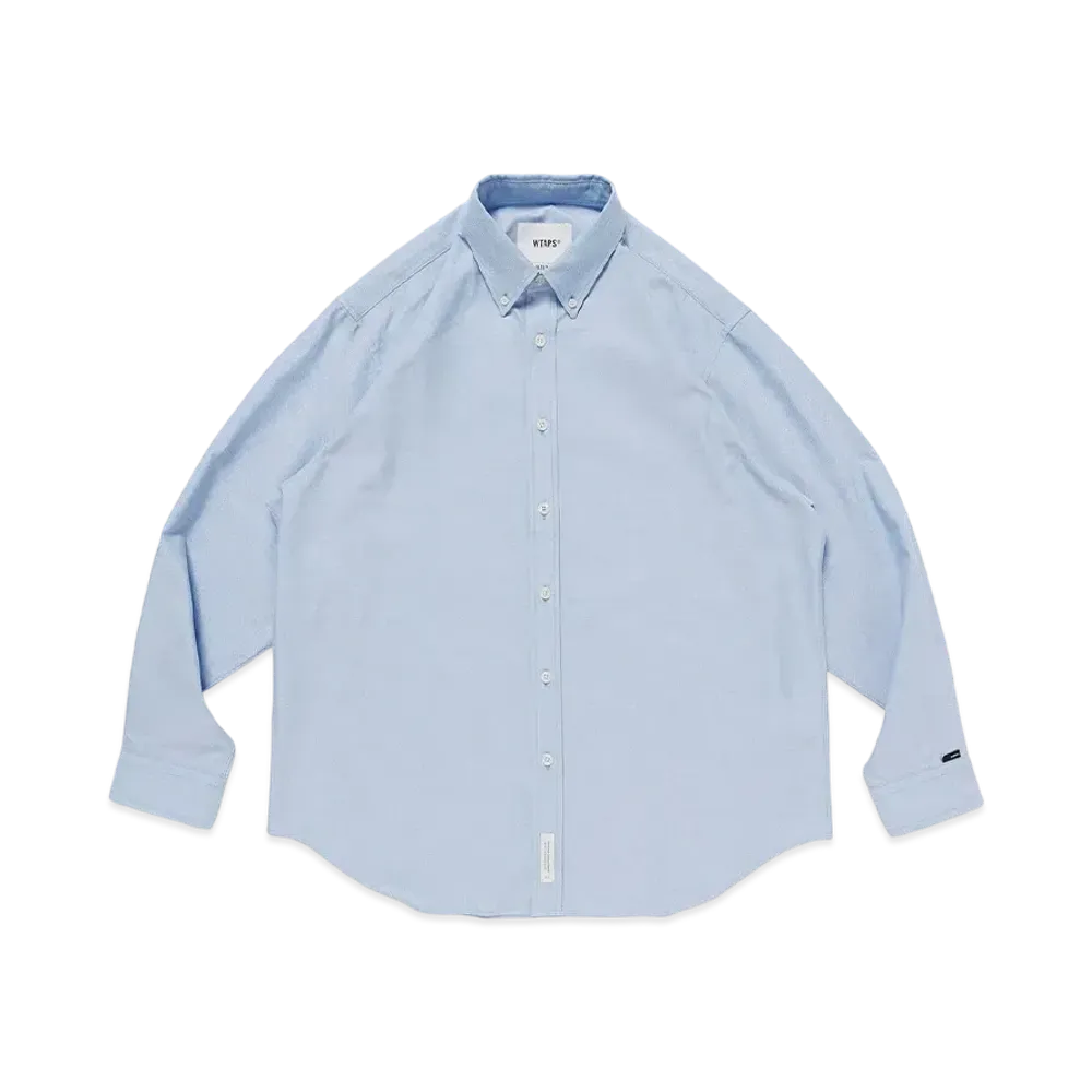 WTAPS Bd 01 / LS / Ctpl. Oxford. Coolmax. Rf "Blue"