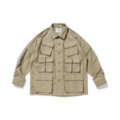 WTAPS 20AW MODULAR / LS / COTTON. RIPSTOP "Beige"