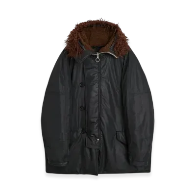 OUR LEGACY Mirage Tech Snorkle Parka "Black Wax"