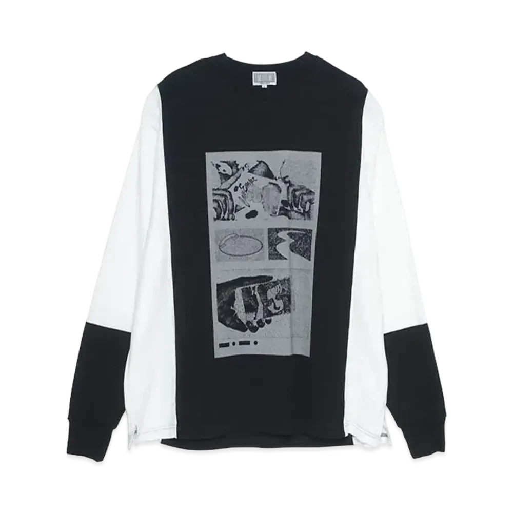 Cav Empt (C.E) SILVER CARD LONG SLEEVE T "Black"