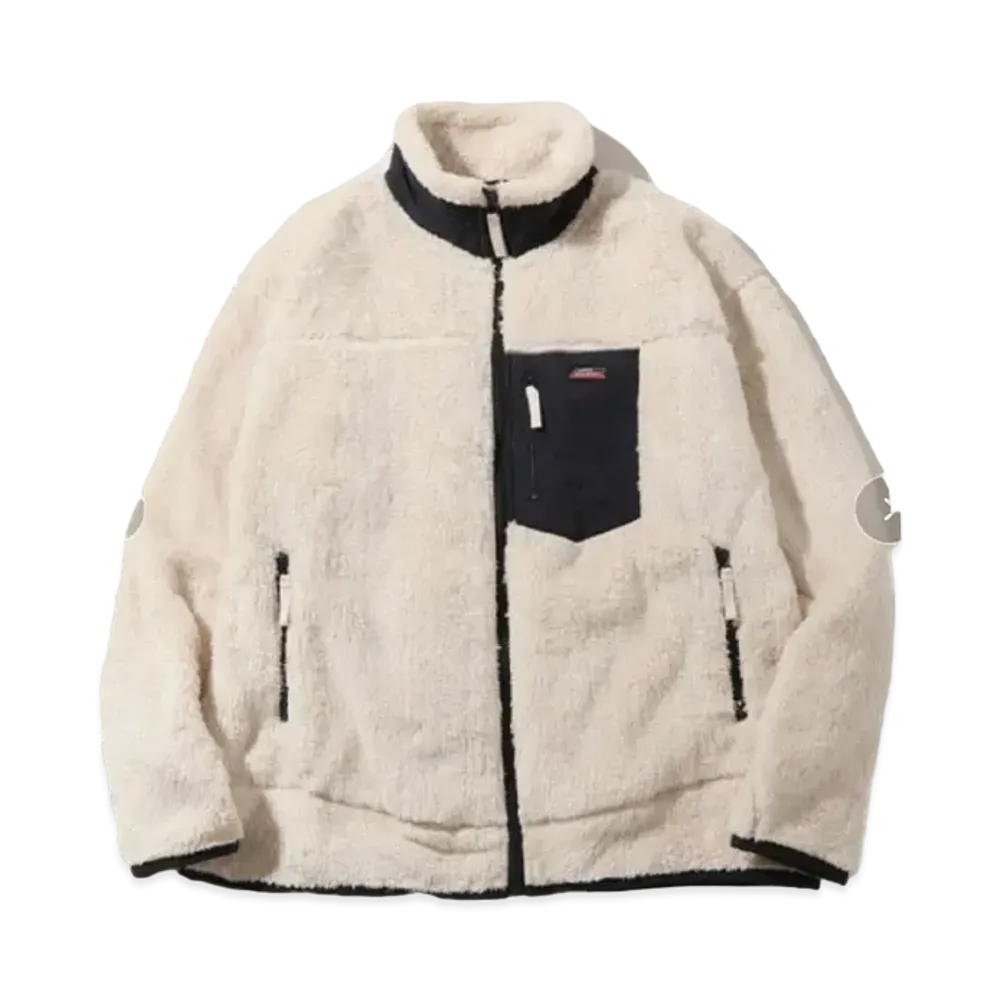 Dickies Genuine Shaggy Boa Stand Zip Blouson "Ivory"