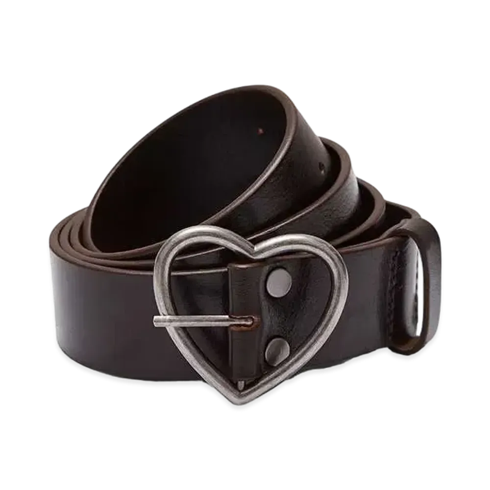 MARTINE ROSE Charm Belt #1 "Brown"