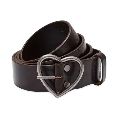 MARTINE ROSE Charm Belt #1 "Brown"