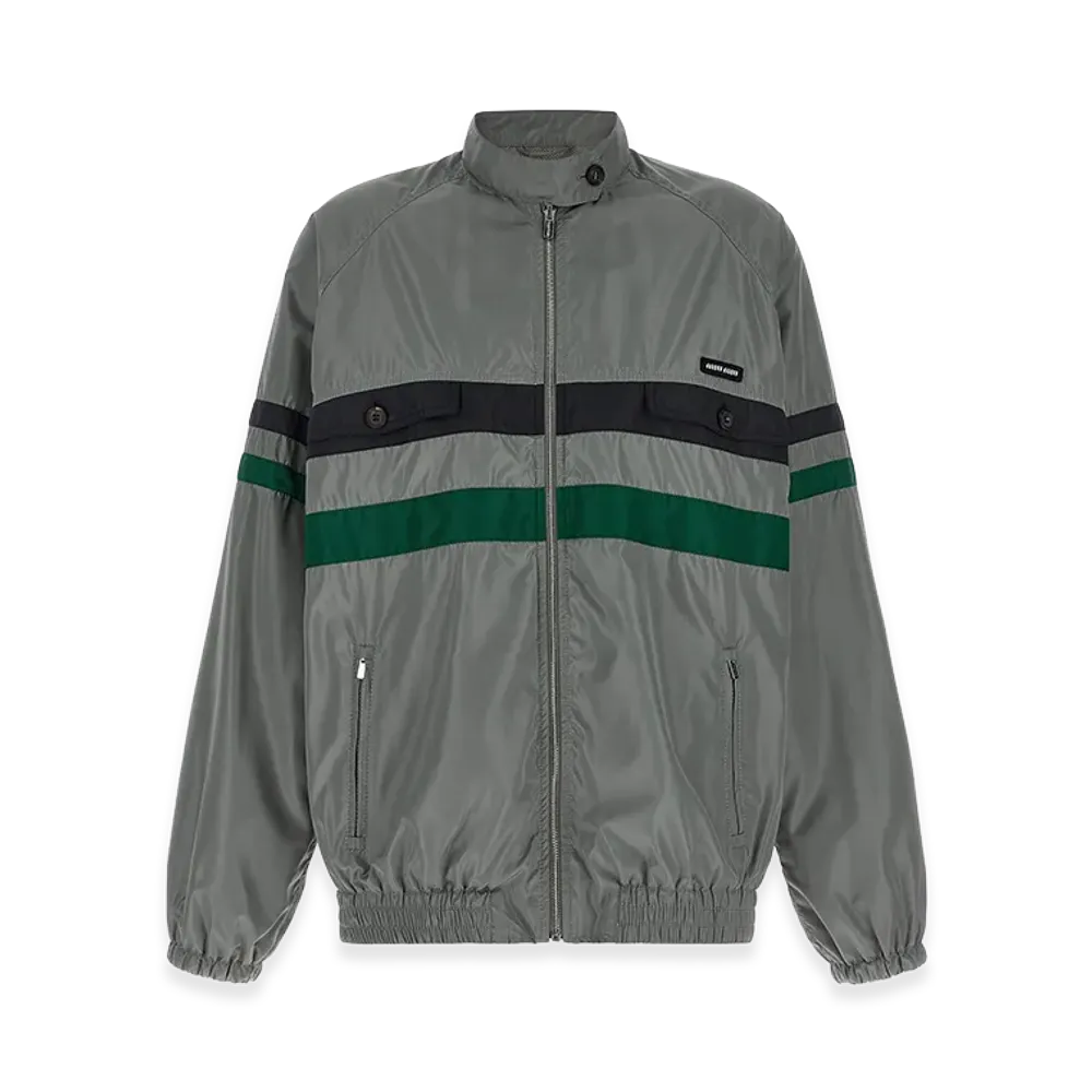MIU MIU Women's Tech Fabric Jacket "Gray"