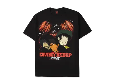 Geeks Rule x Cowboy Bebop 15 Silkscreen Printing T-Shirt "Black"