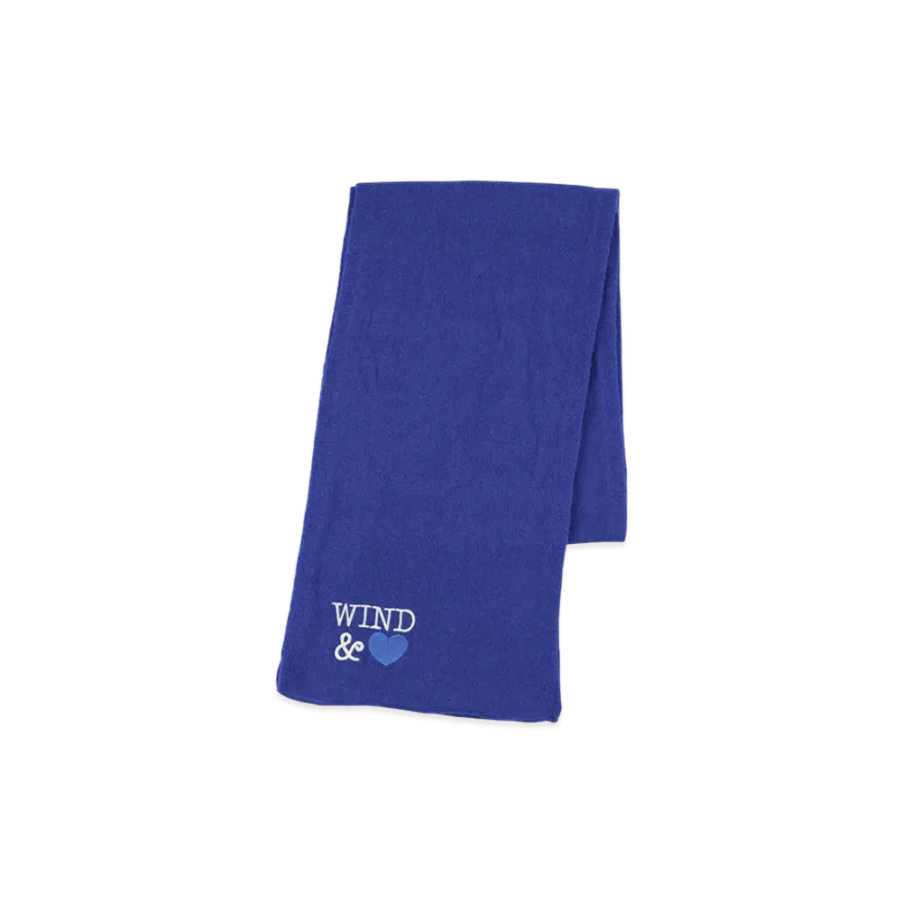 WIND AND SEA x Corto Moltedo Cashmere Scarf "Blue"