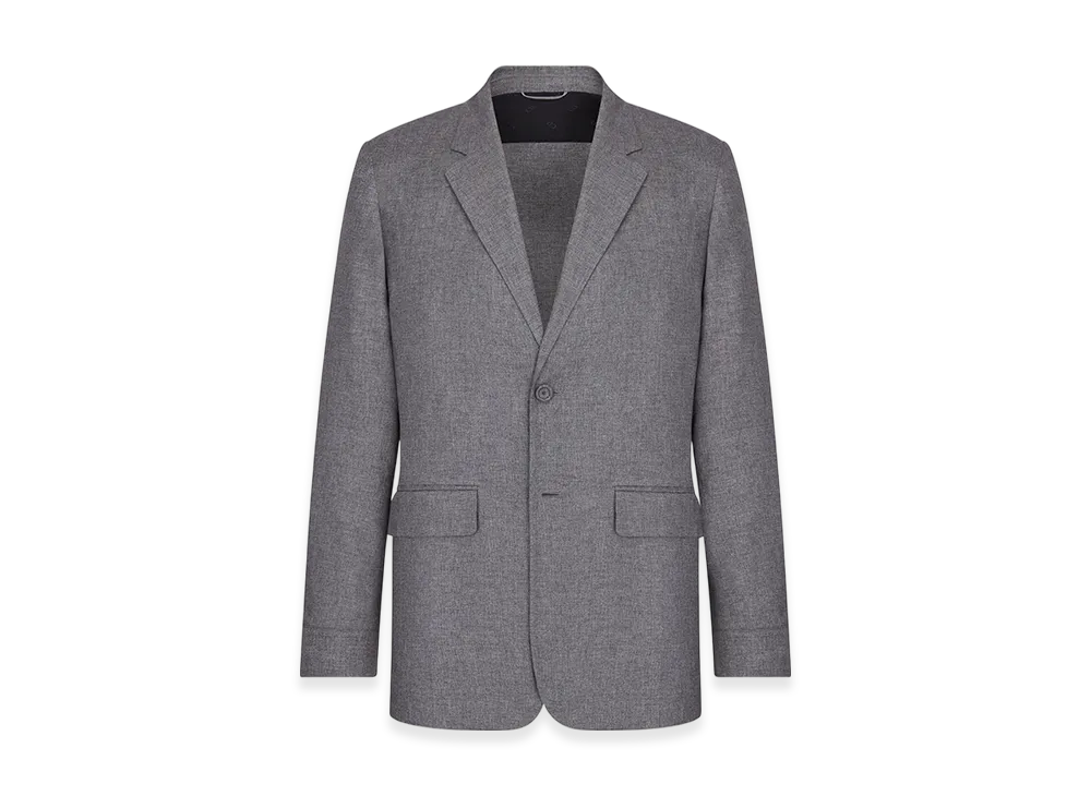 ディオール ディコンストラクテッド ジャケット シルク カシミヤ