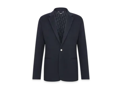 Dior Icons Double Sided Cashmere Wool Jacket "Blue"