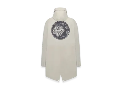 Dior Hooded Parka Technical Cotton Ottoman "Grey"