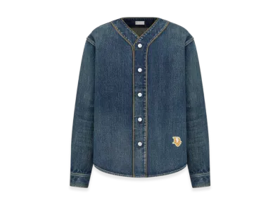 Dior x Denim Tears Dior Tears Baseball Shirt Cotton Twill "Blue"