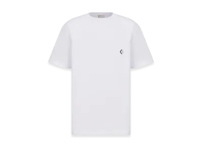 Dior CD Diamond Relaxed-Fit T-Shirt Organic Jersey "White"