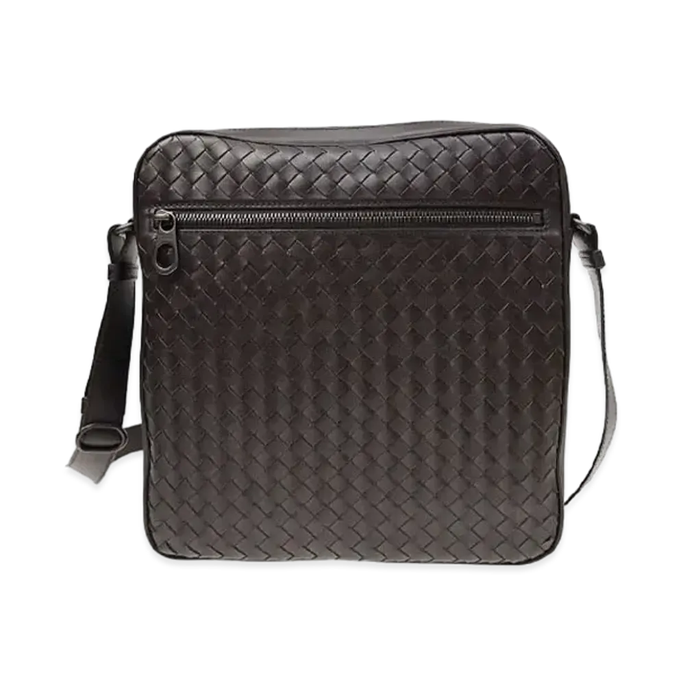 Bottega Veneta Lambskin Shoulder Bag "Brown"