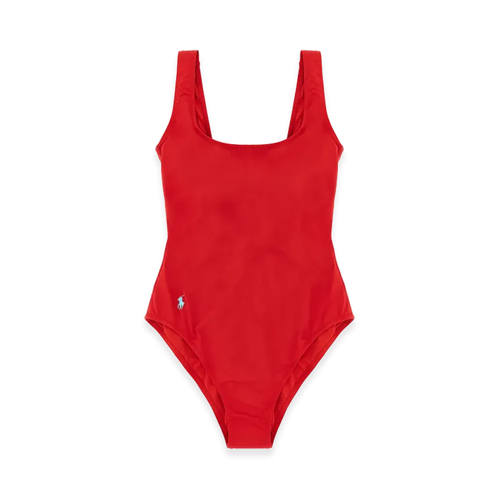 Polo Ralph Lauren Women's Martinique One-Piece Swimsuit "Red"