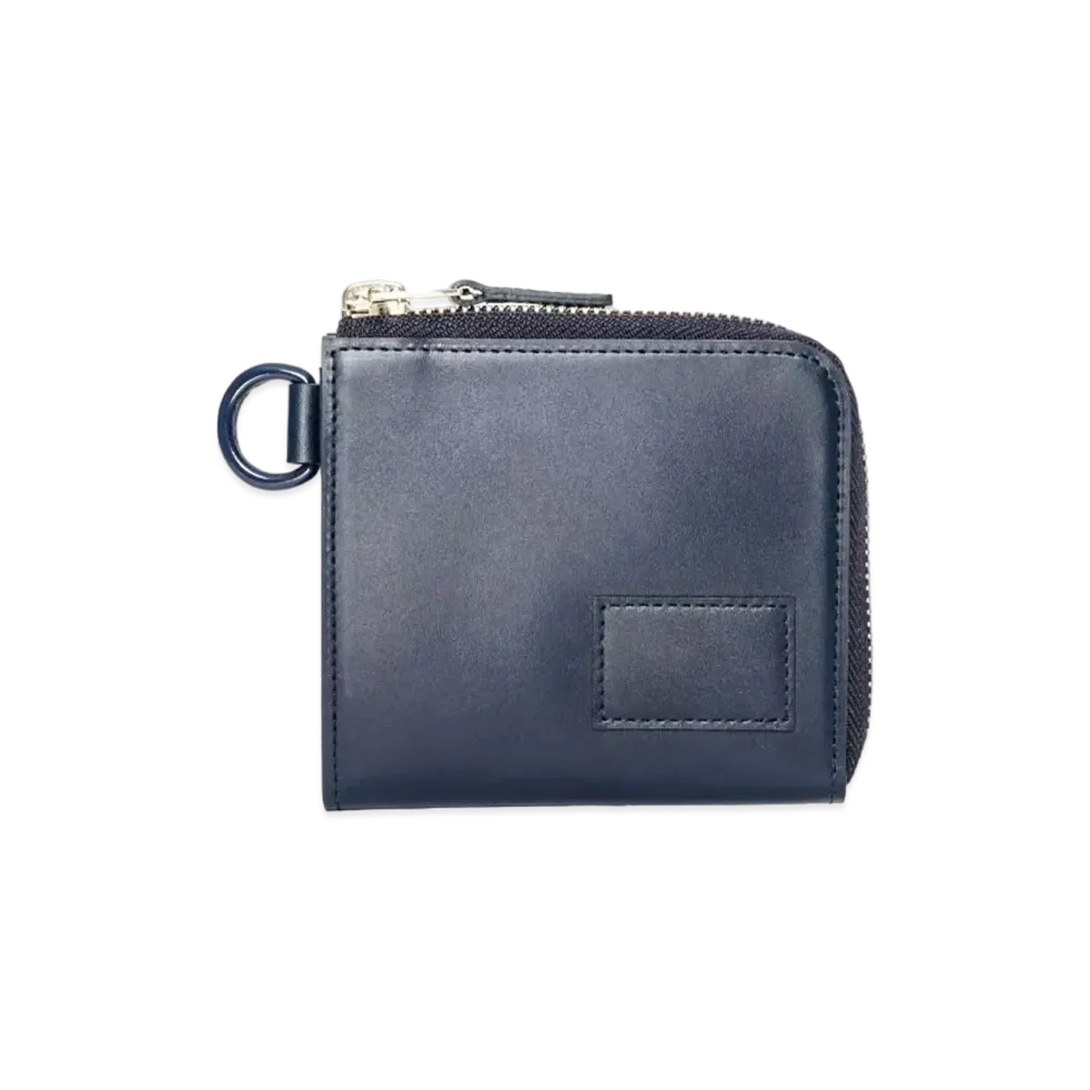 sacai x PORTER Leather Wallet "Navy"
