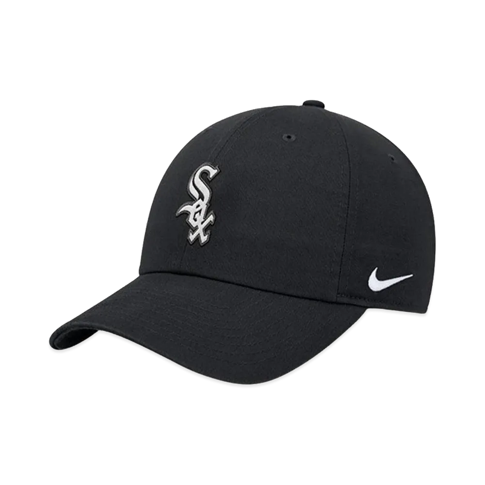 Nike Club Unstructured Organic Cotton Cap Chicago White Sox "Black"