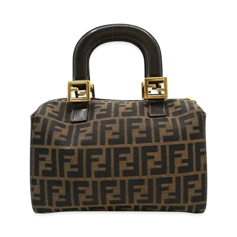 FENDI Zucca Handbag "Brown"