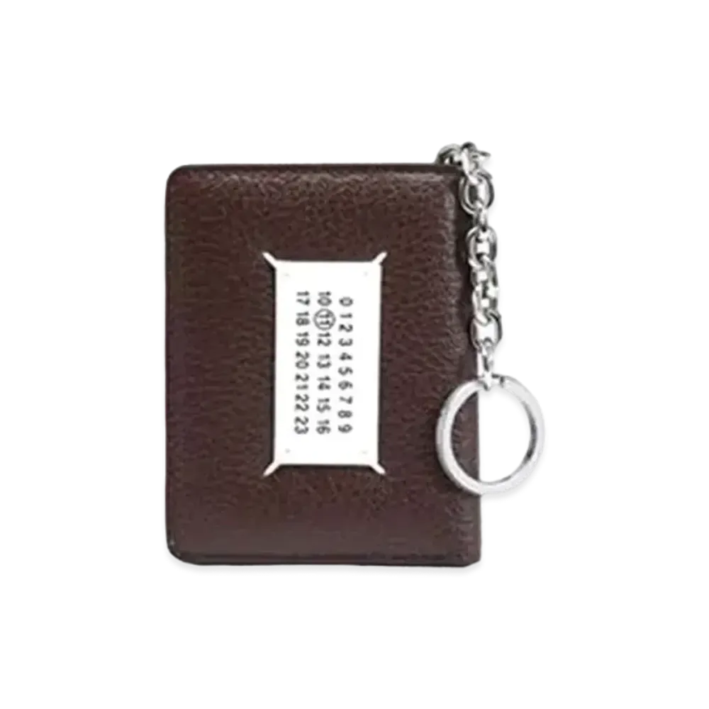 Maison Margiela Keyring Wallet "Dark Brown"