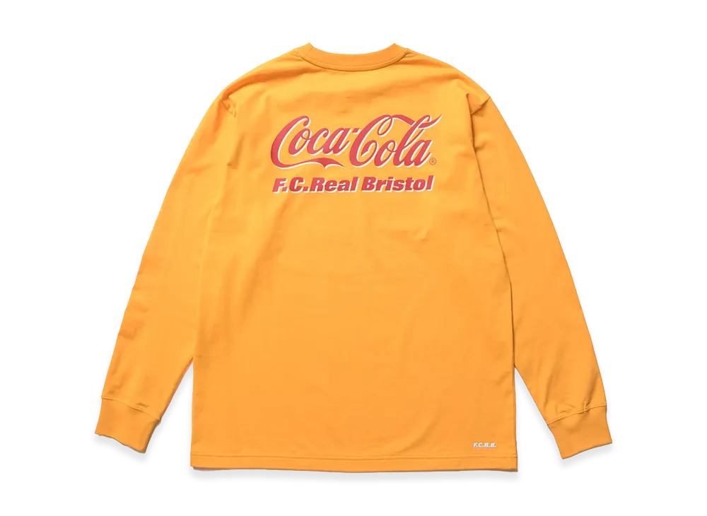 F.C.Real Bristol x Coca-Cola Authentic L/S Tee "Orange"