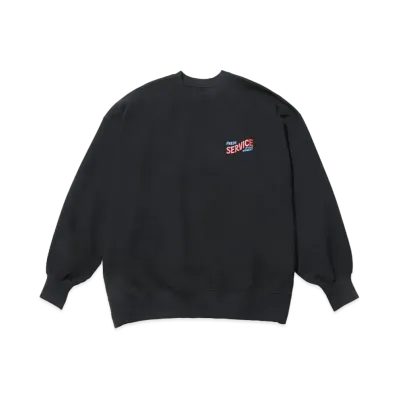 FreshService Corporate Printed Crew Neck Sweat All Day All Night "Black"