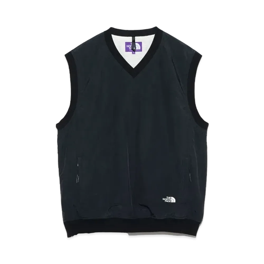 The North Face PURPLE LABEL Nylon Tussah Field Vest "Black"
