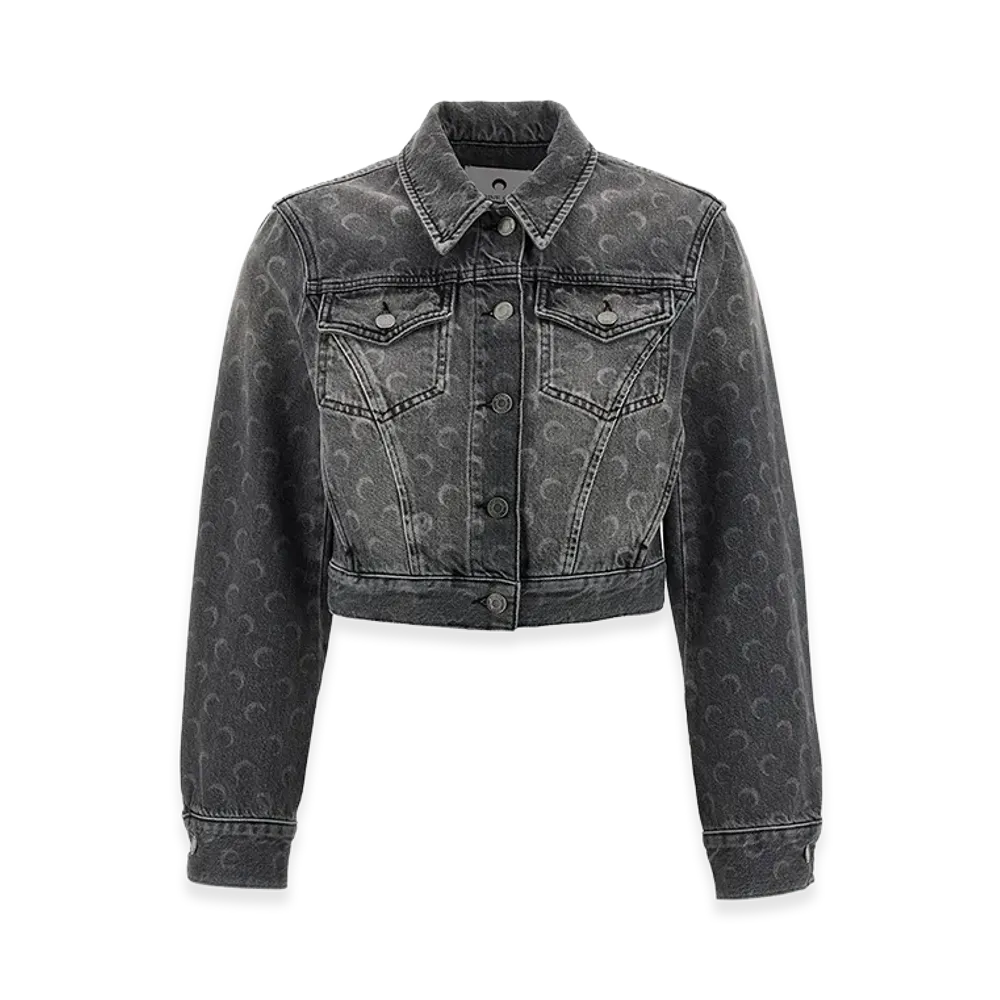 Marine Serre Women's Jackets "Gray"