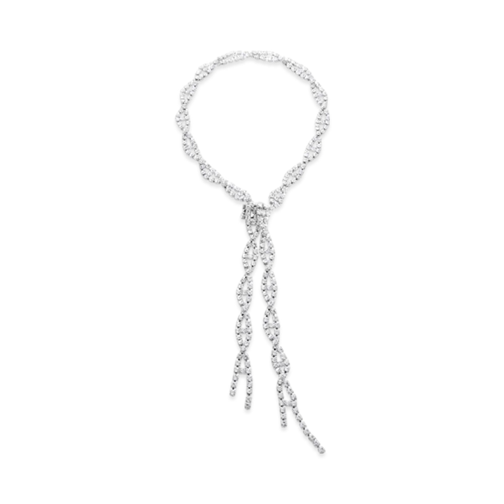 BALENCIAGA Riviera Necklace "Shiny Silver"
