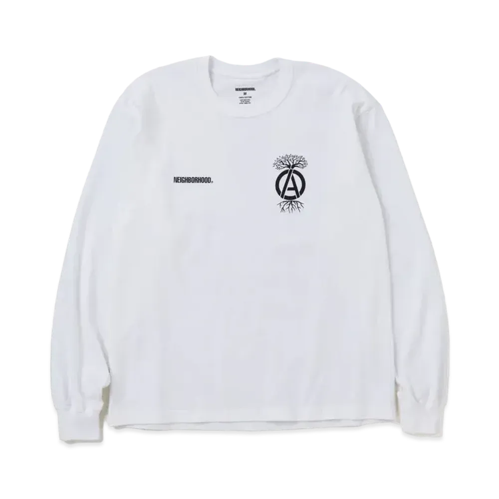 NEIGHBORHOOD SRL . Tee LS-1 "White"
