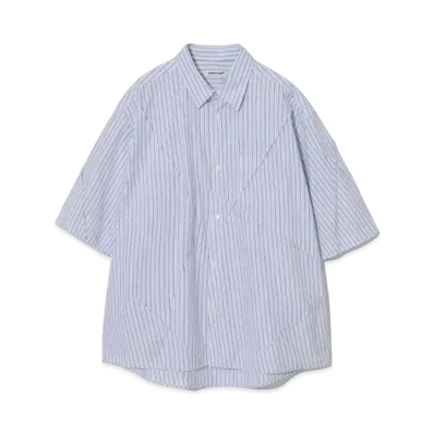 UNDERCOVER Cotton Striped Shirt "White"