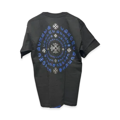 Chrome Hearts Blue Old Circle Logo CH Plus Print S/S T-Shirt "Black/Blue"