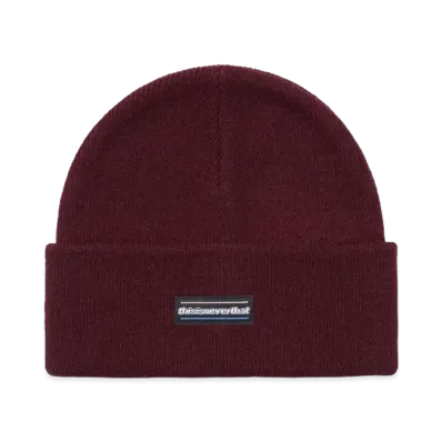 thisisneverthat ESP-Logo Beanie "Burgundy"