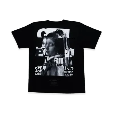 COMME des GARCONS Osaka x Mauritshuis x Tags Wkgpty Productions x Kosuke Kawamura Girl With a Pearl Earring SP Tee "Black"