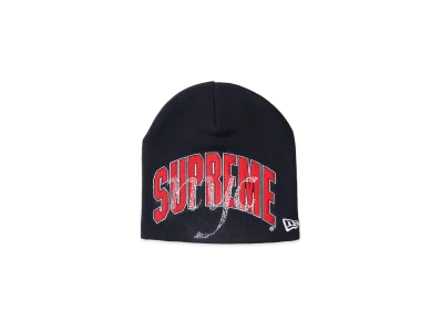Supreme New Era Rhinestone Beanie "Navy"