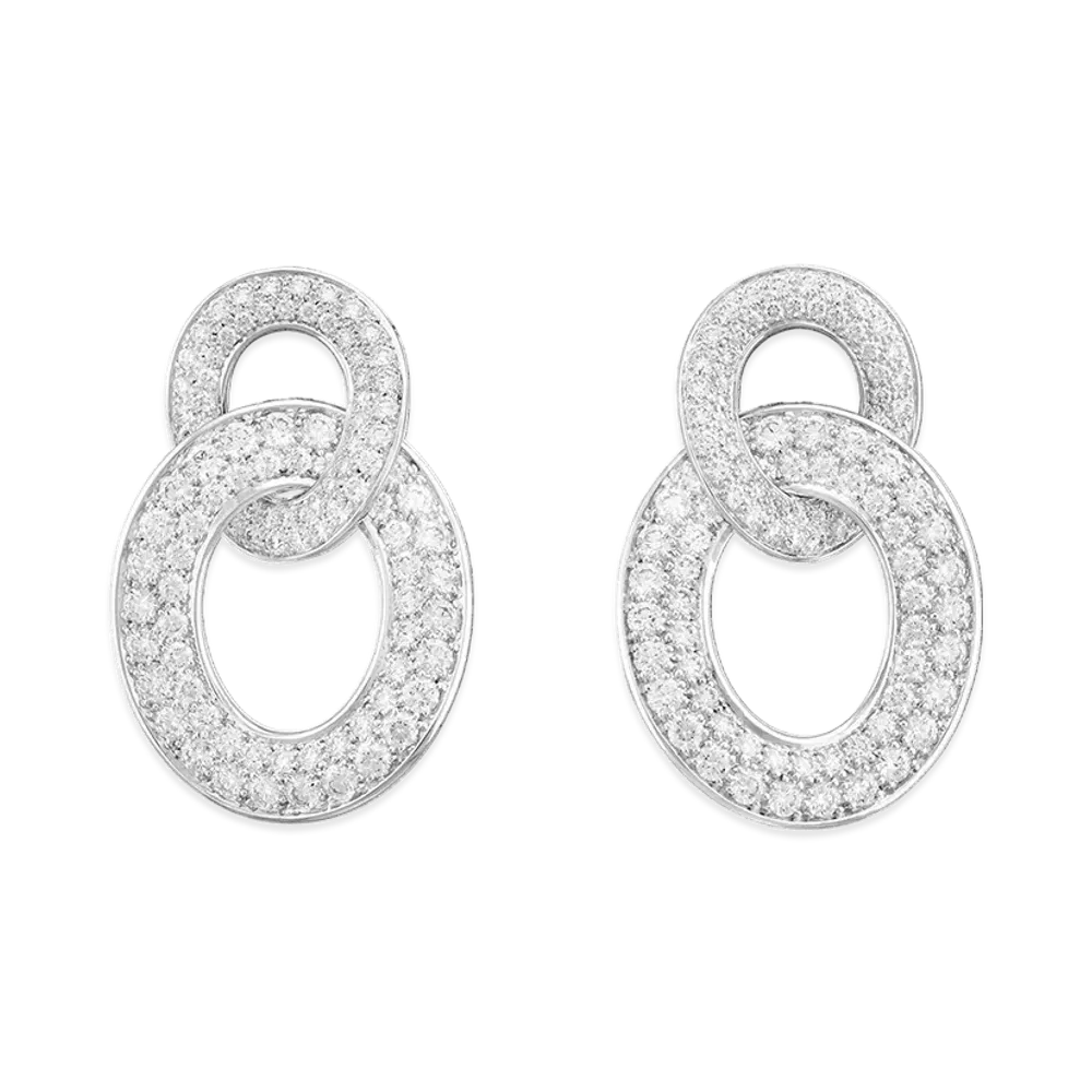 Van Cleef & Arpels Olympia earrings "18K White gold/Diamond"