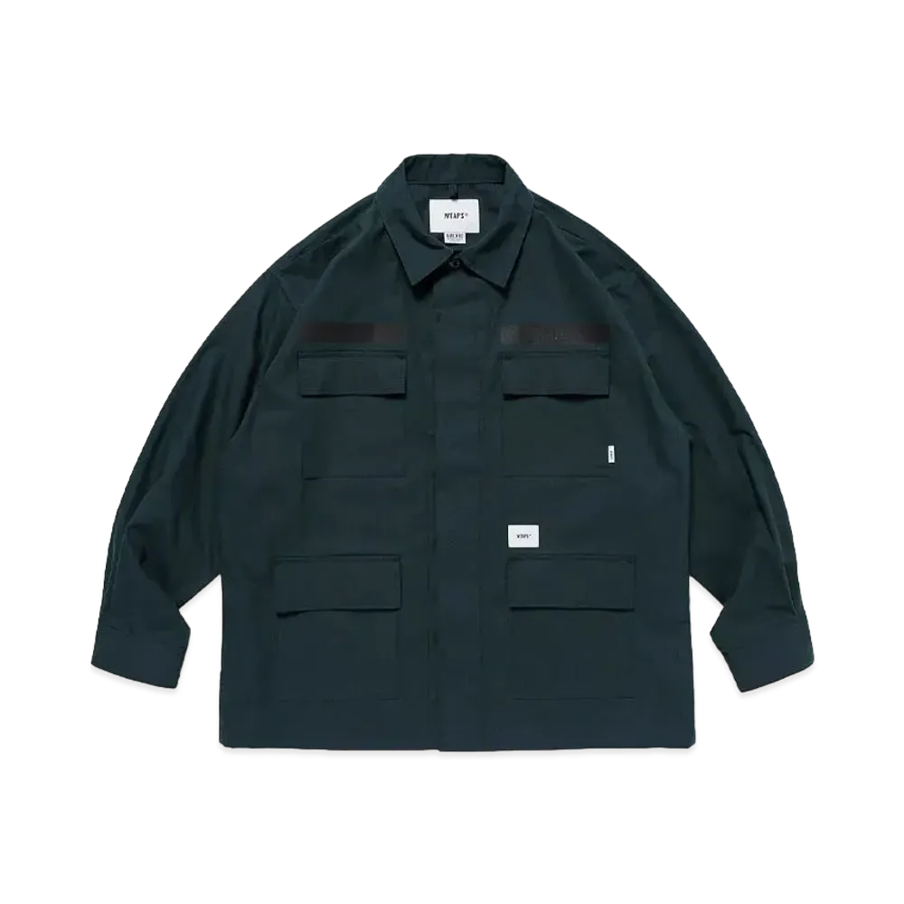 WTAPS JMOD 01 / LS / Cotton. Ripstop. Identity "Green"