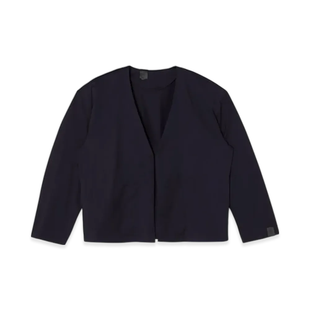 N.HOOLYWOOD Collarless Blouson "Navy"