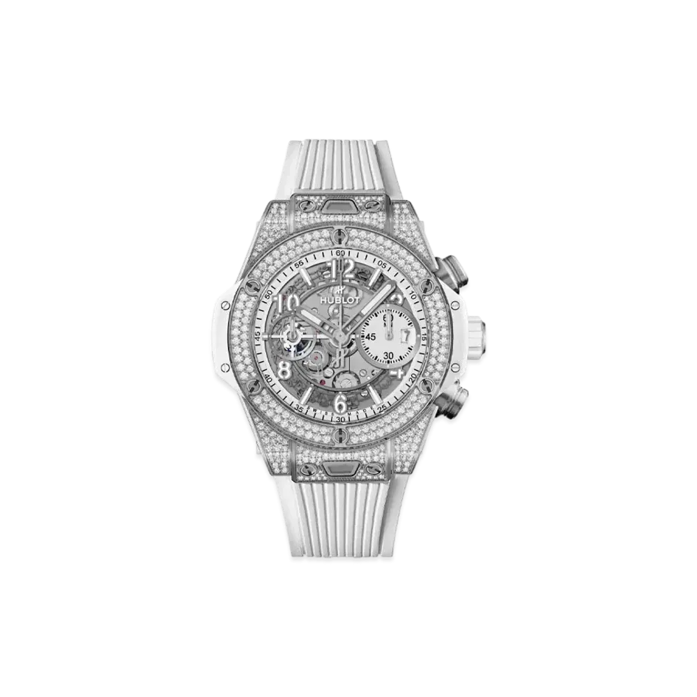 HUBLOT Big Bang Unico Titanium White Pave 42mm