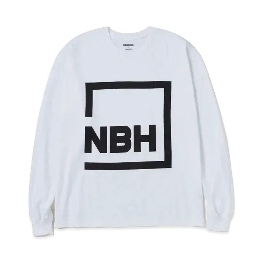 NEIGHBORHOOD NH . Tee LS-8 "White"