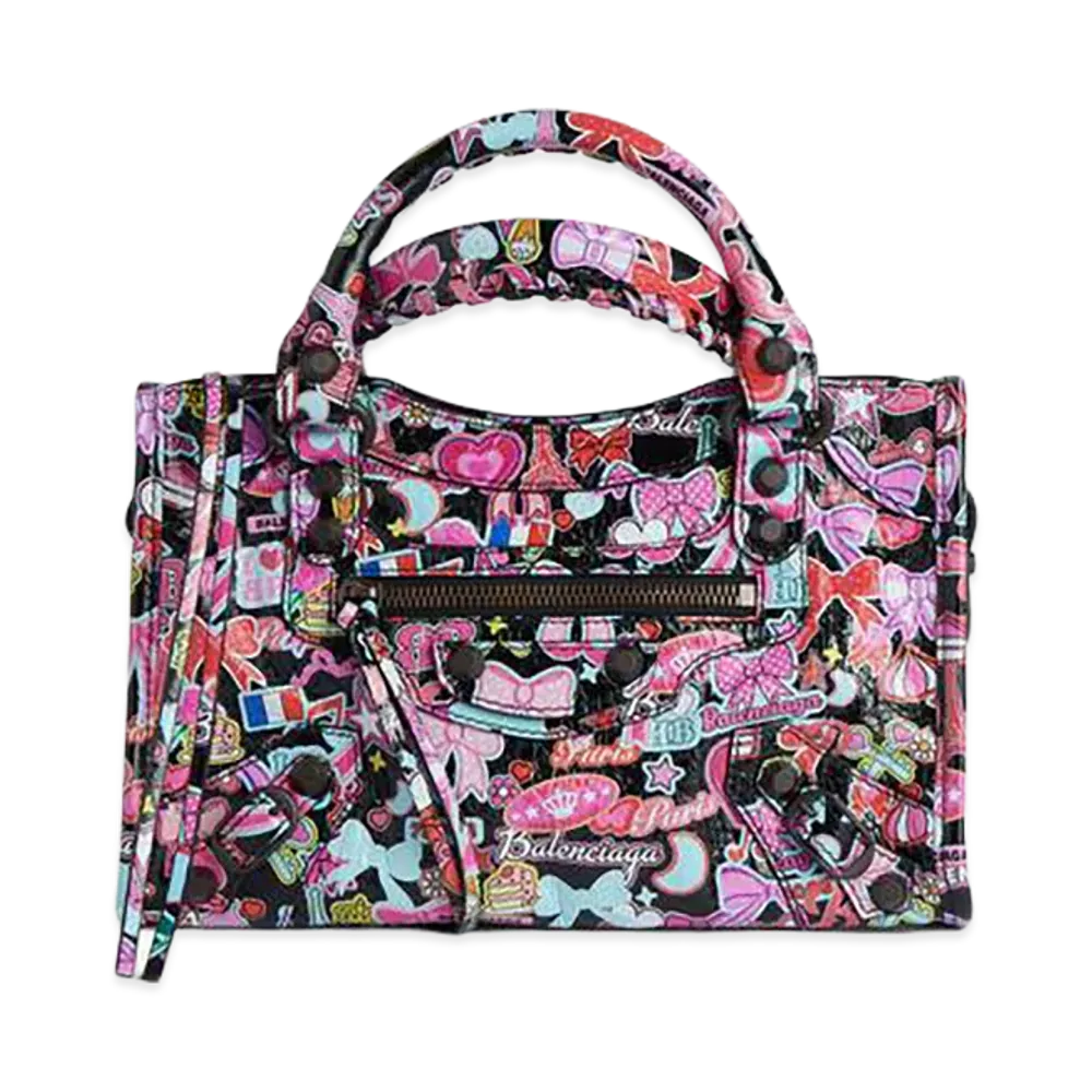 BALENCIAGA Women's Le City Bag Mini "Black/Multicolor"