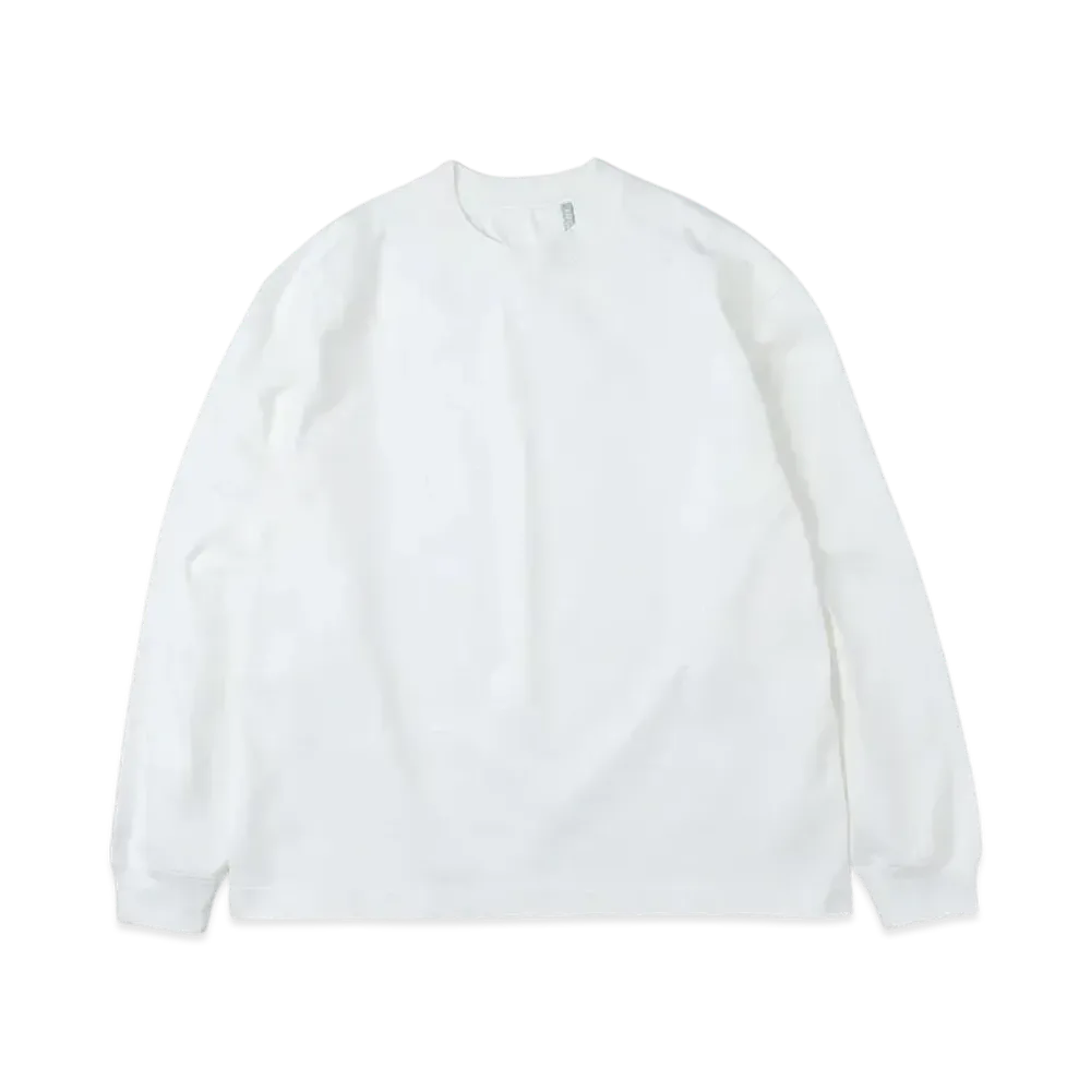KAPTAIN SUNSHINE Suvin Supima Tube L/S Tee Heavy "Off White"