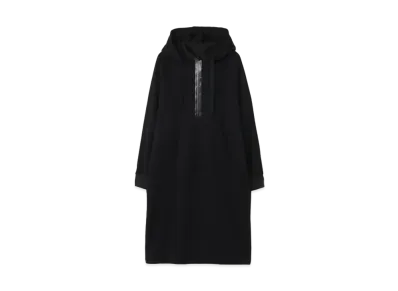 Yohji Yamamoto Y's FLEECE HOODED PARKA "Black"