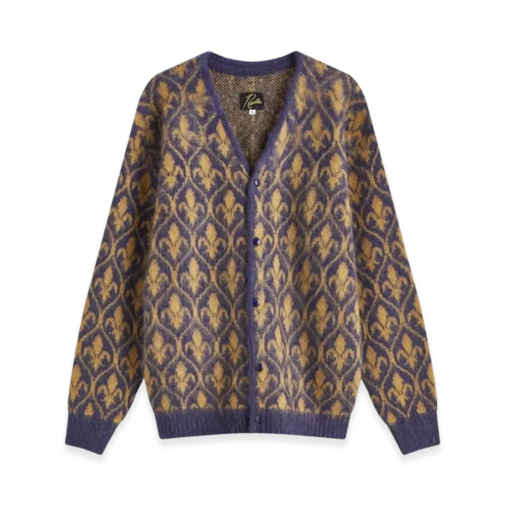 NEEDLES Ornament Mohair Cardigan "Purple"